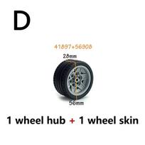 1 vnt. MOC techninis padangos ratlankio statybinis elementas Suderinamas automobilis Sunkvežimis 32019 86652 54120 15038 23798 Statybiniai kaladėlės Žaislai