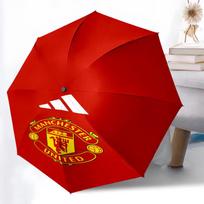 1 vnt. tvirtas automatinis skėtis su 8 karkaso stipinais, „Manchester United“ „Manchester City“ skėtis, skaitmeniniu būdu spausdintas, sulankstomas skėtis nešiotis lauke