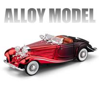 1:24 1936 Benzs 500K Lydinio Automobilio Modelis Metalinis Liejimo Žaislas Klasikinė Transporto Priemonė Automobilio Modelis Simuliacinis Garsas Ir Šviesa Kolekcija Vaikų Dovana