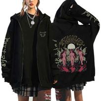 Melanie Martinez Portals Tour Zip Up Hoodies 3XL gray