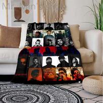 The Weeknd - Manta for the Singer The Weeknd Print Blanket Home travel blanket throw blanket thin blanket Warm blanket Size: 75*100cm, Weight: 230 GSM