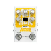 EROK Stereo Guitar Pedals AETHER Reverb CORVEN Delay ZENITH Mod VELRIX Amp IR USB-C Tap Tempo For Guitar Bass yellow