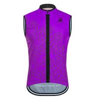 Vasarinis dviračių sporto kostiumas, vyriškas ir moteriškas, tas pats vėjui ir vandeniui atsparus plento dviračio važiavimo liemenė XL purple