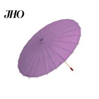 Chinese Style Umbrella 20/30/40/60/85CM Colorful Paper DIY Crafts Decorative Oil-paper Durable Painting Bamboo Handle Oriental Parasol Party 20cm violetinė