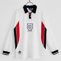 1996 Anglijos Retro Futbolo Marškinėliai Namų Išvykos Trumpomis Rankovėmis Ilga Futbolo Marškinėlio Vyrams Moterims Suaugusiems Medium