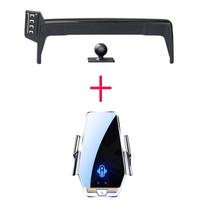 Automobilinis telefono laikiklis ekranui BMW X5 F15 2014 2015 2016 2017 2018 Magnetinis 15W belaidis įkrovimas Automobilinis telefono laikiklis MagSafe stovui base and holder 3 China M