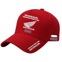 55-60cm Lenktyninio Motociklo Beisbolo Kepurė Skrybėlė Honda HRC CB400 CB650F CBF CRF Reguliuojama Lauko Vyriška Moteriška Sportinė Laisvalaikio Kepurė red