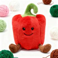 Žalias Raudonas Geltonas Paprikos Pliušinis Žaislas Kimštas Daržovė Mielas Minkštas Kawaii Vaikas Berniukas Mergaitė Kambarys Namų Dekoras Festivalis Šventė Gimtadienio Dovana 15cm red
