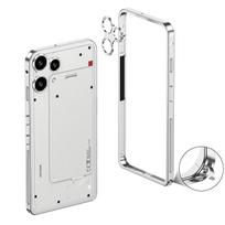 Nothing Phone 3 3A 3A Pro 3A Lite 4A Pro Ultra-Slim Metal Frame Case | with Seahorse Buckle & Independent Camera Lens Protector Nothing Phone (4a) Pro
