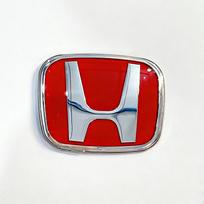 Honda Automobilio H Logotipo Ženklelis Variklio Dangtis Priekinės Grotelės Galinis Bagažinės Dangtis Vairo Ženklelis Honda Civic Fit City Accord Fit VEZEL HRV Odyssey Honda&50mmX40mm