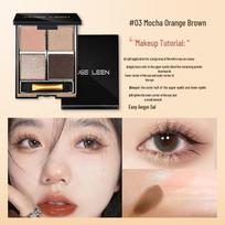 Mojito Earth Tones Shimmer & Matte Eyeshadow Palette 6.8g black