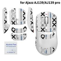 Neslystantis pelės lipdukas Rankenos juostos pačiūžos, skirtos Ajazz Aj139 Pro Gaming Mouse Gamer Priedai Suck Sweat Anti-Slip A7 white