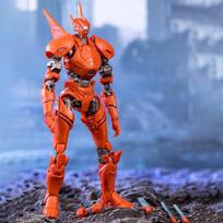 Gipsy Danger Mecha Figure Titan Model Obsidian Monster Statue Collectible Armor Toy Athena saber (17cm)