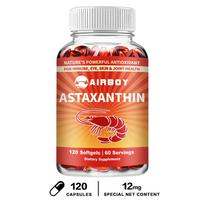 Astaksantinas 12 mg 120 minkštųjų kapsulių — Antioksidacinė parama, Imuninės sistemos palaikymas, Kasdienė gerovė 120*1