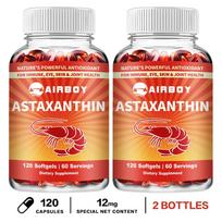 Astaksantinas 12 mg 120 minkštųjų kapsulių — Antioksidacinė parama, Imuninės sistemos palaikymas, Kasdienė gerovė 120*2