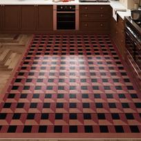 Juodas Baltas Šachmatinis Virtuvės Kilimas Neslystantis Plaunamas Ilgas Kilimas Virtuvės Grindims Neslystantis Sugeriantis Ilgas Plotas Kilimas 40x60cm