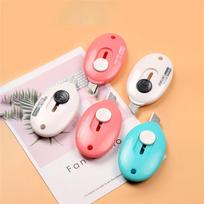 Nešiojamas mielas meninis peilis Creative Mini Utility-Knife Kanceliarinės prekės Dėžutės pjaustytuvas Biuro reikmenys Kanceliarinės prekės 5PCS white