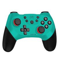VAORLO belaidis palaikymas „Bluetooth“ žaidimų pultelis, skirtas „Nintendo Switch Pro NS“ žaidimų vairasvirtės valdiklis, skirtas jungiklio konsolei su 6 ašimis žalia