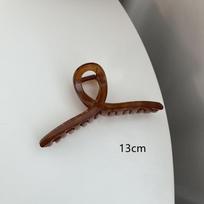 Akrilo Barrette Elegant vienspalvių plaukų žnyplės Krabų plaukų segtukas Vintažiniai paprasti moteriški plaukų aksesuarai arklio uodegos žnyplės krabai