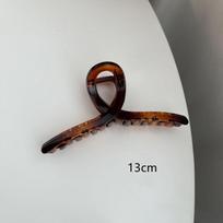 Akrilo Barrette Elegant vienspalvių plaukų žnyplės Krabų plaukų segtukas Vintažiniai paprasti moteriški plaukų aksesuarai arklio uodegos žnyplės krabai