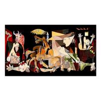 Garsusis Picasso Guernica drobės paveikslas Cuadros Modernus abstraktus plakatas ir spaudiniai Sienų meno apdaila Namų kambario dekoro nuotraukos 60cm×170cm NoFrame beige