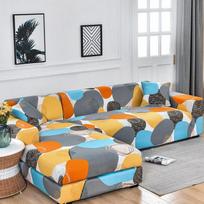 Elastinis sofos užvalkalas svetainei 1/2/3/4 vietų L formos kampinis sofos užvalkalas Chaise Longue tamprus sofos sofos fotelis užvalkalas 1 Seater 90-140cm