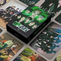 55 vnt/komplektas Kpop Stray Kids MAXIDENT Time out CIRCUS NOEASY Naujas albumas Lomo kortelės Aukštos kokybės HD dvipusės spausdinimo nuotraukų kortelės black