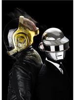 Neoninis Daft Punk Random Access Memories Muzikos Albumo Viršelio Plakatas Drobės Tapyba HipHop Pop Muzikos Žvaigždės Sieninis Paveikslas Kambario Dekoravimas 60x90cm No Frame