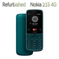 Atnaujintas Nokia Originalus Nokia 215 4G  (2020 m) LTE 4G mobilusis telefonas su viena 1/2 SIM kortele 1 Battery 1 Charger juoda