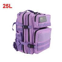 25 l 45 l karinė taktinė kuprinė, lauke treniruojama, treniruoklių salė, krepšys, žygiai, stovyklavimas, kuprinės, armijos, 3D žygiai, kuprinė Molle X287A 25L