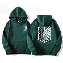 Attack On Titan Vyriški gobtuvai Anime megztiniai Vyriški Moteriški Gatvės drabužiai Megztinis Harajuku Shingeki No Kyojin Hoodies Megztiniai Drabužiai XL black