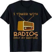 Radiostereo Radioshack Skeneris Radijo Imtuvai Ir CD Grotuvai Unisex Marškinėliai XXXXL black