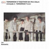 TXT Tomorrow X Together 3 minizodas: RYTOJ Fotokortelės Atviruko plakato lipdukas Group - Poster (R.ver) gray