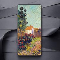 Dėklas Samsung Galaxy A32 A33 A31 A23 A22 A21S A13 A12 A11 A02 A01 Dangtelis Van Gogo Kavinės Terasa Žvaigždėta Naktis Saulėgrąžų Tapyba Samsung A02 white
