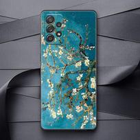 Dėklas Samsung Galaxy A32 A33 A31 A23 A22 A21S A13 A12 A11 A02 A01 Dangtelis Van Gogo Kavinės Terasa Žvaigždėta Naktis Saulėgrąžų Tapyba Samsung A21s