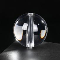 Skaidrus kristalinis rutulys Vidurinė skylė Stiklinis rutulys Namų interjero dekoracija Rankų darbo „pasidaryk pats“ aksesuarai Modernus minimalizmas 1 vnt 50mm black