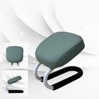 Ergonomiškas klūpantis suoliukas meditacijai ir maldai su neslystančiu paviršiumi mėlyna