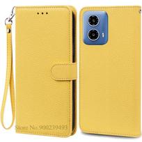 Skirta Motorola G04 dėklas Odinė piniginė Atverčiamas telefono dėklas Skirta Moto G04 dėklas Knygos tipo dangtelis Skirta Motorola Moto G04 dėklas Dangtelis Fundas Korpusas For Moto G04 black