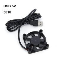 5cm 5V USB 5010 sąsaja DC 5010 bešepetėlis aušinimo ventiliatorius ventiliatorius USB kabelio laidas drėkintuvui nešiojamam kompiuteriui 5cm 50x50x10mm black