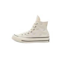 Converse Chuck 70 High su siuvinėtomis ramunėlėmis - Egret Unisex sportbačiai Kreminės baltos juodos A16762C 38 white