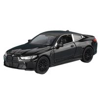 1/32 BMW M4 G82 Kupė Lydinio Sportinio Automobilio Modelis Metalinis Liejinio Transporto Priemonės Automobilio Modelis Simuliacinis Garsas ir Šviesa Kolekcija Vaikų Žaislas Dovana juoda