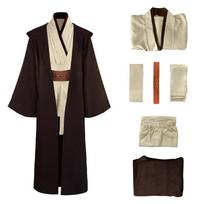 Vyriškas kostiumas Chalatas Riterio Tunika Kostiumas Su gobtuvu Pilnas komplektas Helovino Cosplay L beige