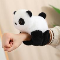 Mielas gyvūnas Kapibara Panda Haskis Pop apyrankė Pliušinis žaislas Vaikų apyrankė ant riešo Ragdoll lėlė 20cm（0.1kg） beige