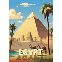 Didingos Gizos piramidės Egiptas Plakatai Egipto Sfinksas Kelionių Spaudiniai Drobės Tapyba Sienos Menas Paveikslai Namų Svetainės Dekoras 40x50cm Unframed