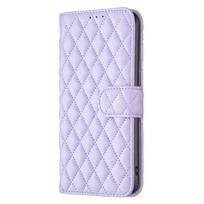 Odinis dėklas Piniginė Dangtelis Samsung Galaxy S25 Ultra S24+ S23 FE S22 Plus S25FE S24Ultra 5G Coque Atverčiamas Telefonas Apsauginiai Dėklai PU Leather&Galaxy S23 violetinė