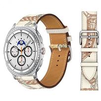 Odinė apyrankė Samsung Galaxy Watch 8 Classic 46mm apyrankė / Ultra 2025 47mm 44mm 40mm riešo dirželis Correa apyrankė Galaxy Watch priedai Galaxy 8 Classic 46mm brown