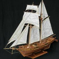 Senovinis burlaivis Medinių laivų modelis Namų dekoracija Medinis burlaivis Pasidaryk pats Pomėgis Style 1