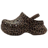 Crocs Bae Gyvūno rašto klumpės Sld Paprastos patogios klumpės Moteriškos klumpės Ruda 211624-2LD 37-38 black