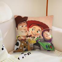 MINISO Animacinis T-Žaislų istorija Šauni pagalvės užvalkalas Svetainė Galvūgalis Miegamasis Biuras Pagalvė Pagalvė Sofa Miego laikas Pagalvės užvalkalas 12x12Inch brown