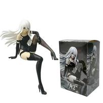 15cm Anime Originalus SEGA Nier:automata Ver1.1A 2B Yorha No. 2 tipo Premium Chokonose figūrėlė PVC modelis Kolekcionuojami žaislai with box black
